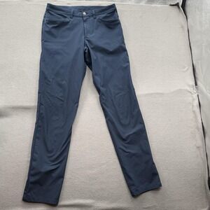 Lululemon Pants Mens 30x33 (Fits 31/33) Blue 5 Pocket Slim Stretch Chino Casual.